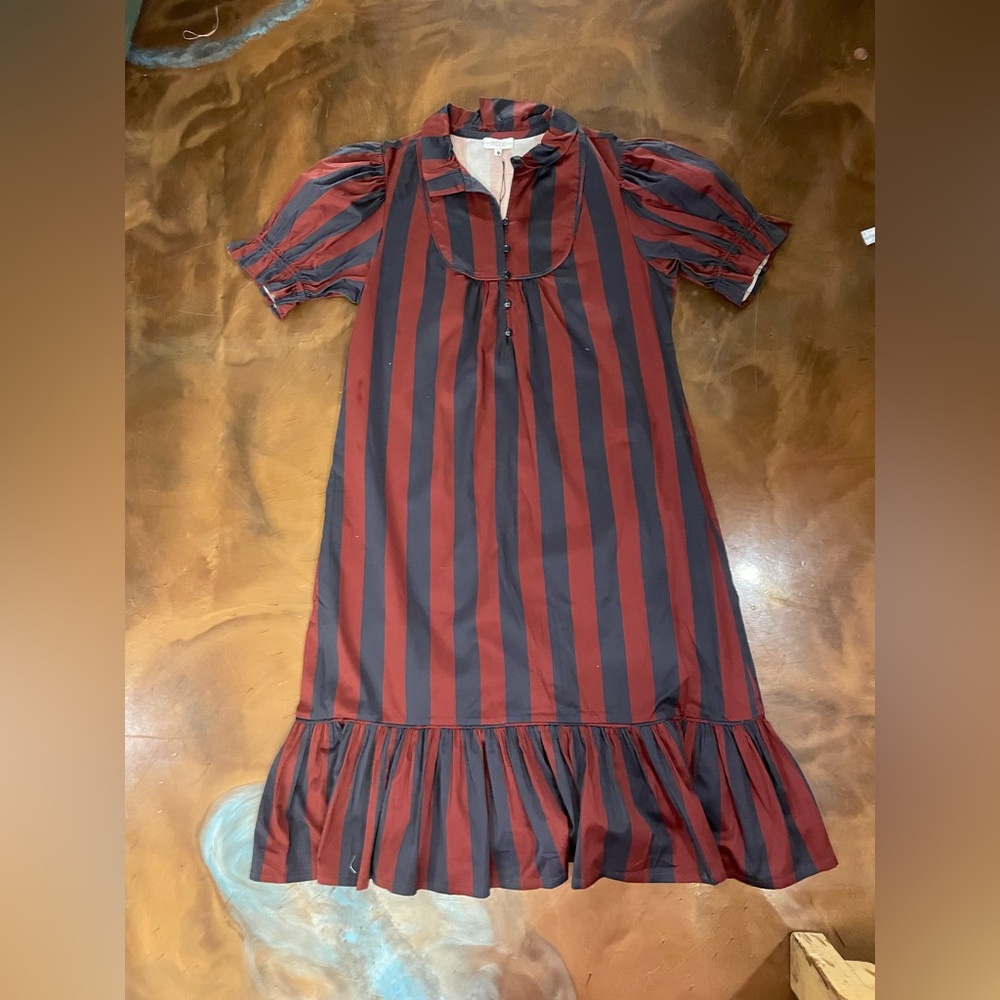 S’EDGE- Priestly Dress Vineyard Stripe , NWT
